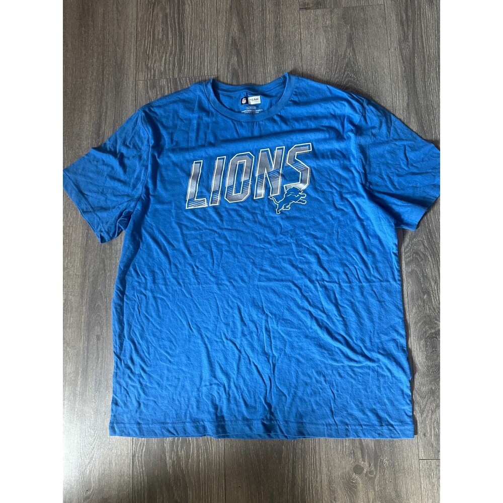 NFL Team Apparel Detroit Lions Performance T-Shirt XL - New